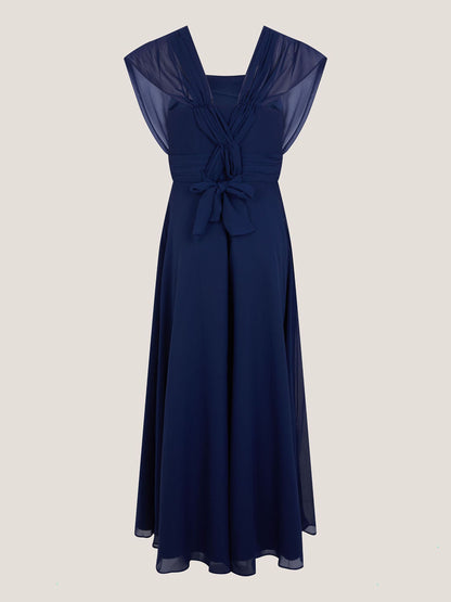 Monsoon Blue Maddison Multiway Chiffon Dress image 3