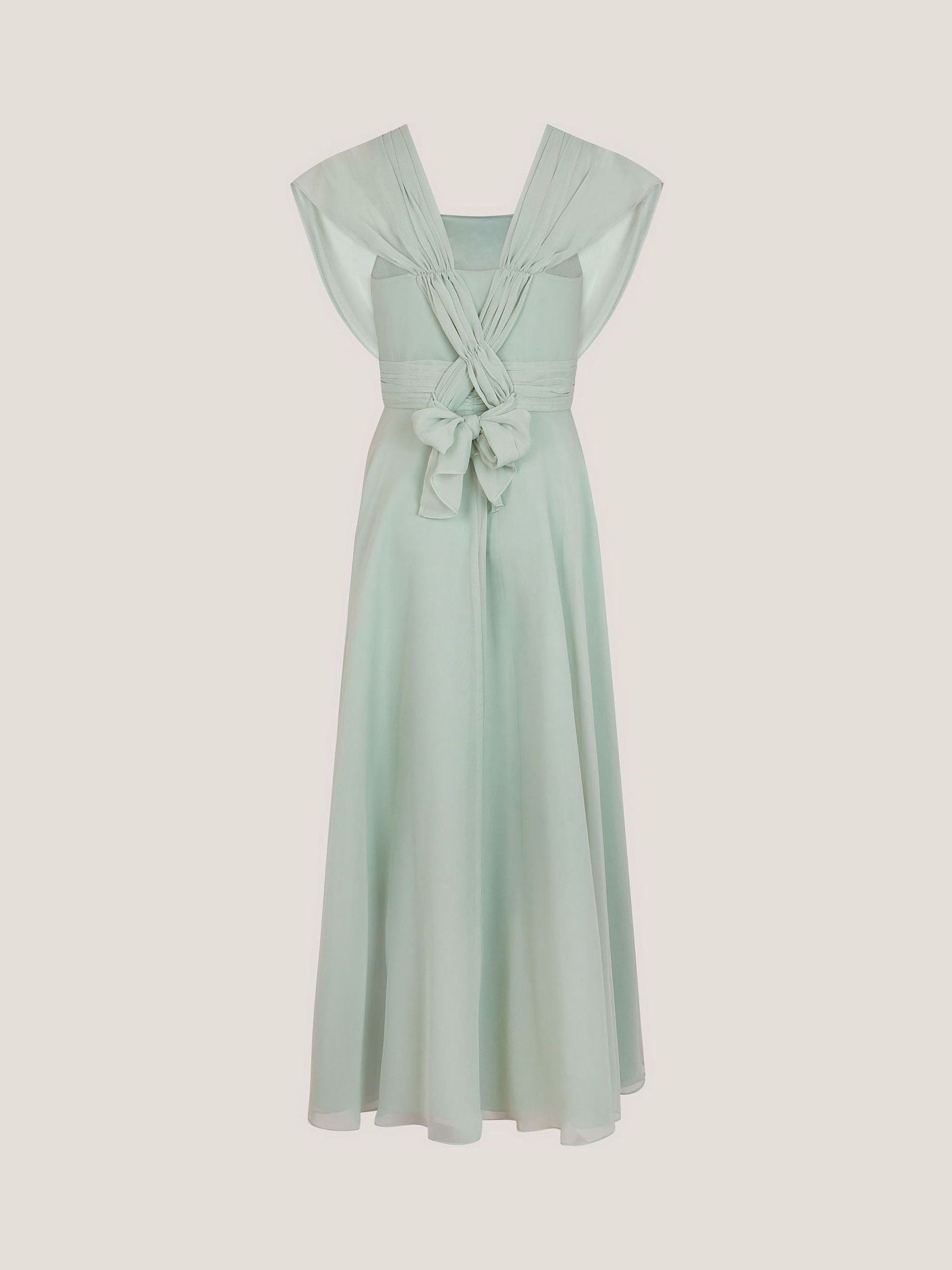 Monsoon Green Maddison Multiway Chiffon Dress image 3