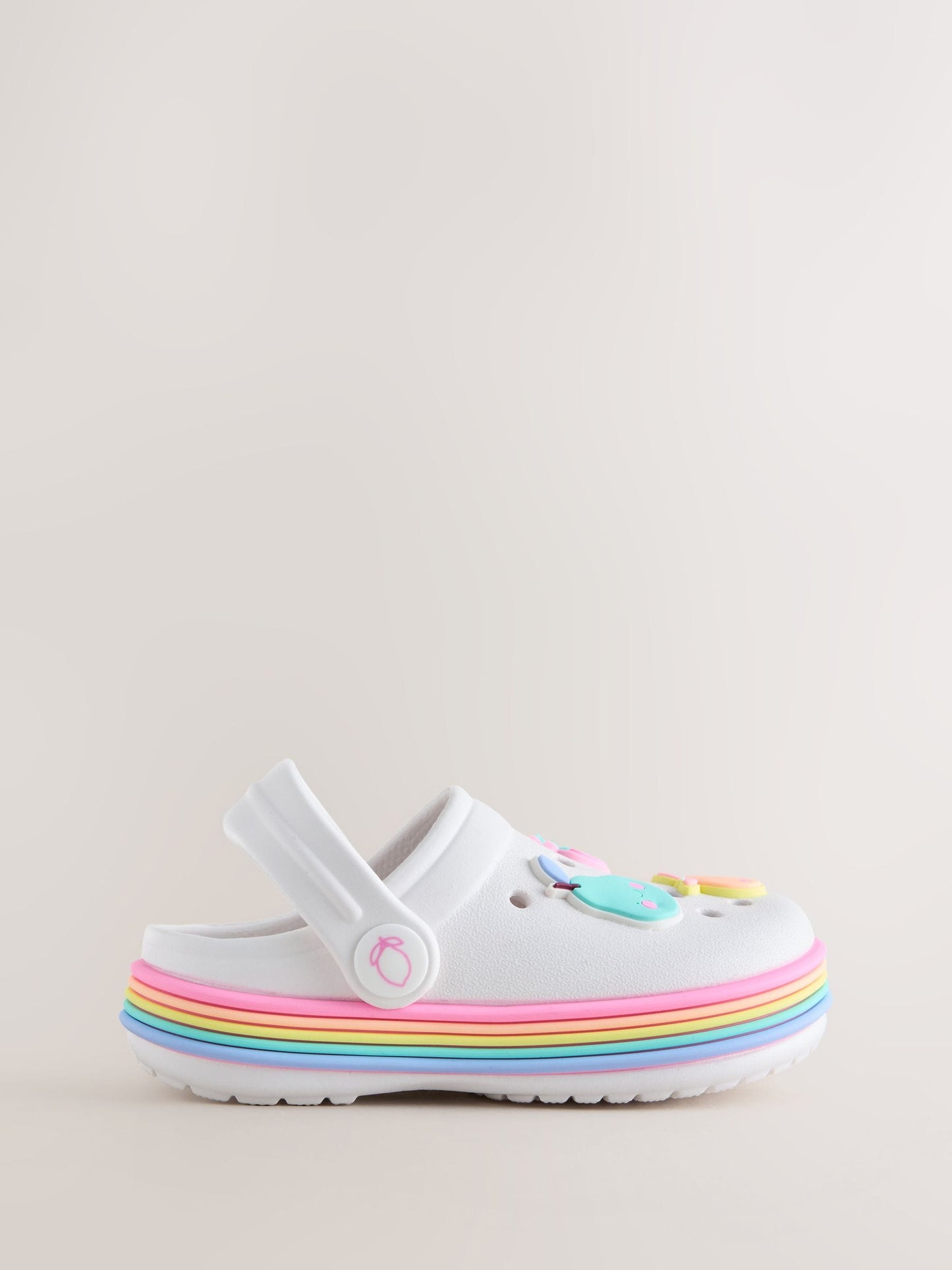 White Fruit Wide Fit (G) Character Clogs image 2