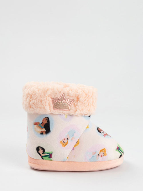 Vanilla Underground Pink Disney Princesses Slipper Boots image 1