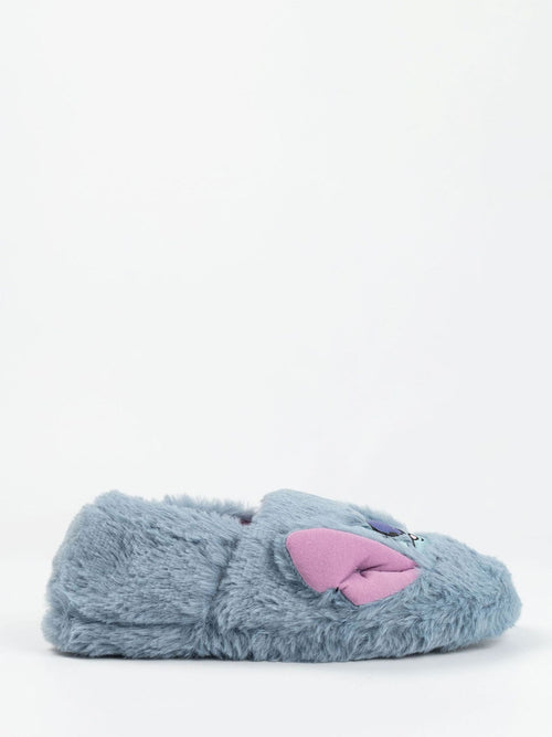 Vanilla Underground Blue Lilo & Stitch Character Face Slippers image 1