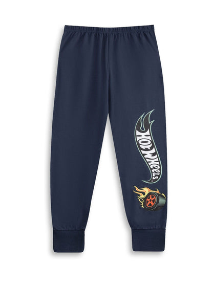 Dsiney Kidz - Vanilla Underground Blue Hot Wheels Multi-Pack of 2 Long Sleeve Long Leg Pyjamas Set image 5