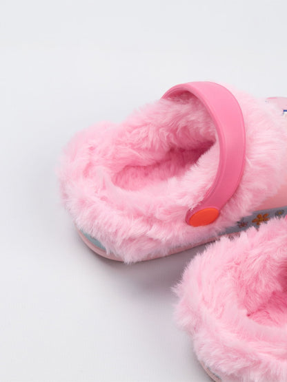 Vanilla Underground Pink Peppa Pig Flowers Fur Lined Clogs image 5