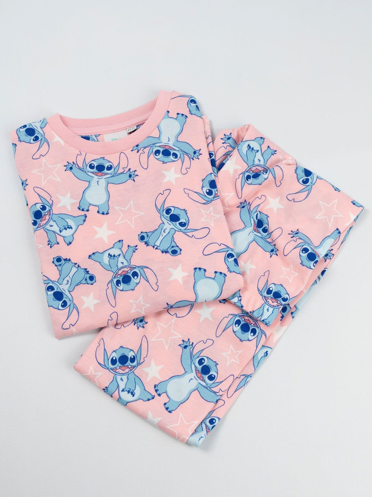 Vanilla Underground Pink Lilo & Stitch 3 Piece Long Sleeve Long Leg Pyjamas Set - image 3