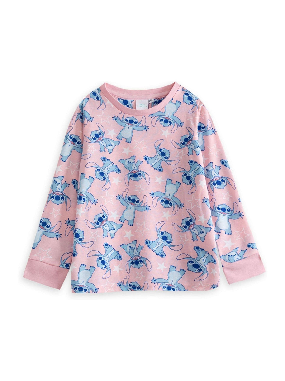 Vanilla Underground Pink Lilo & Stitch 3 Piece Long Sleeve Long Leg Pyjamas Set - image 4