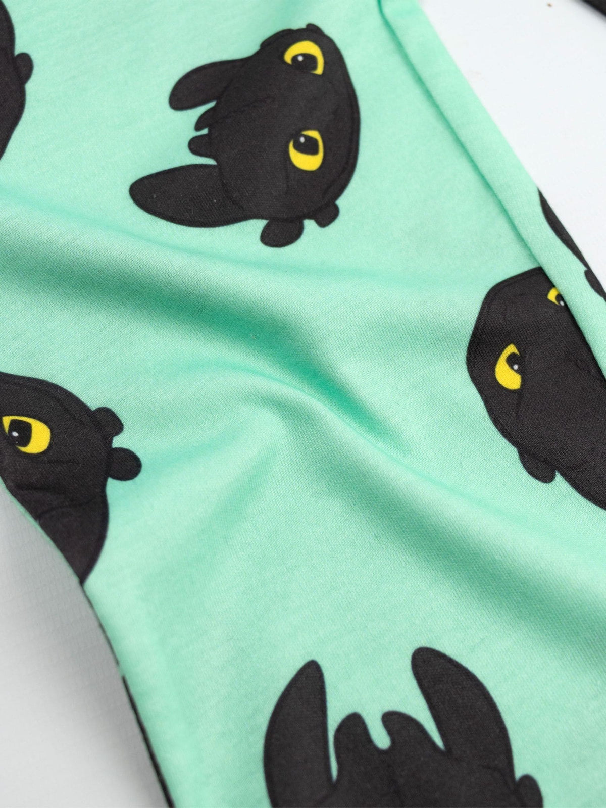 Vanilla Underground Black How to Train Your Dragon Toothless Long Sleeve Long Leg Pyjamas Set - image 5