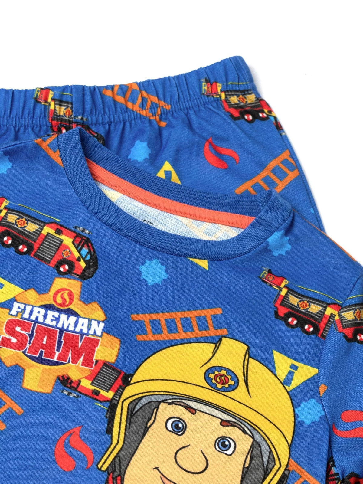 Vanilla Underground Blue Fireman Sam Character Long Sleeve Long Leg Pyjamas Set - image 5