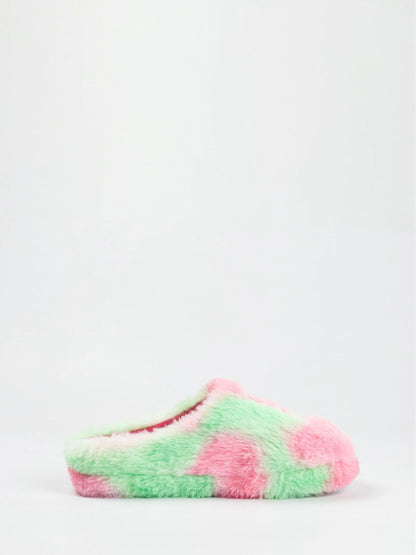 Vanilla Underground Pink Wicked Logo Slippers image 1