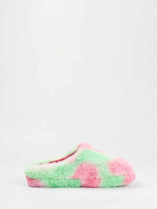 Vanilla Underground Pink Wicked Logo Slippers image 1