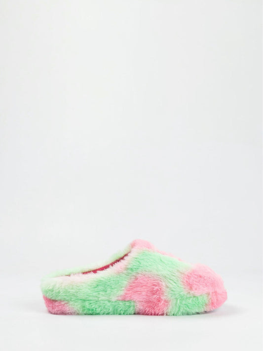 Vanilla Underground Pink Wicked Logo Slippers image 1