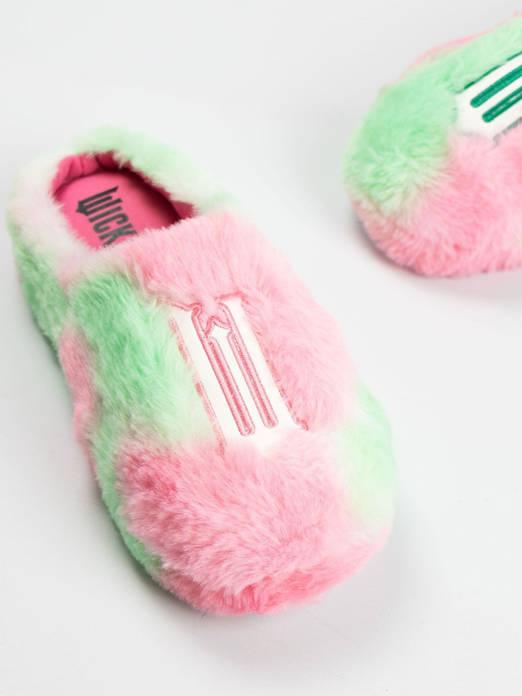 Vanilla Underground Pink Wicked Logo Slippers image 2