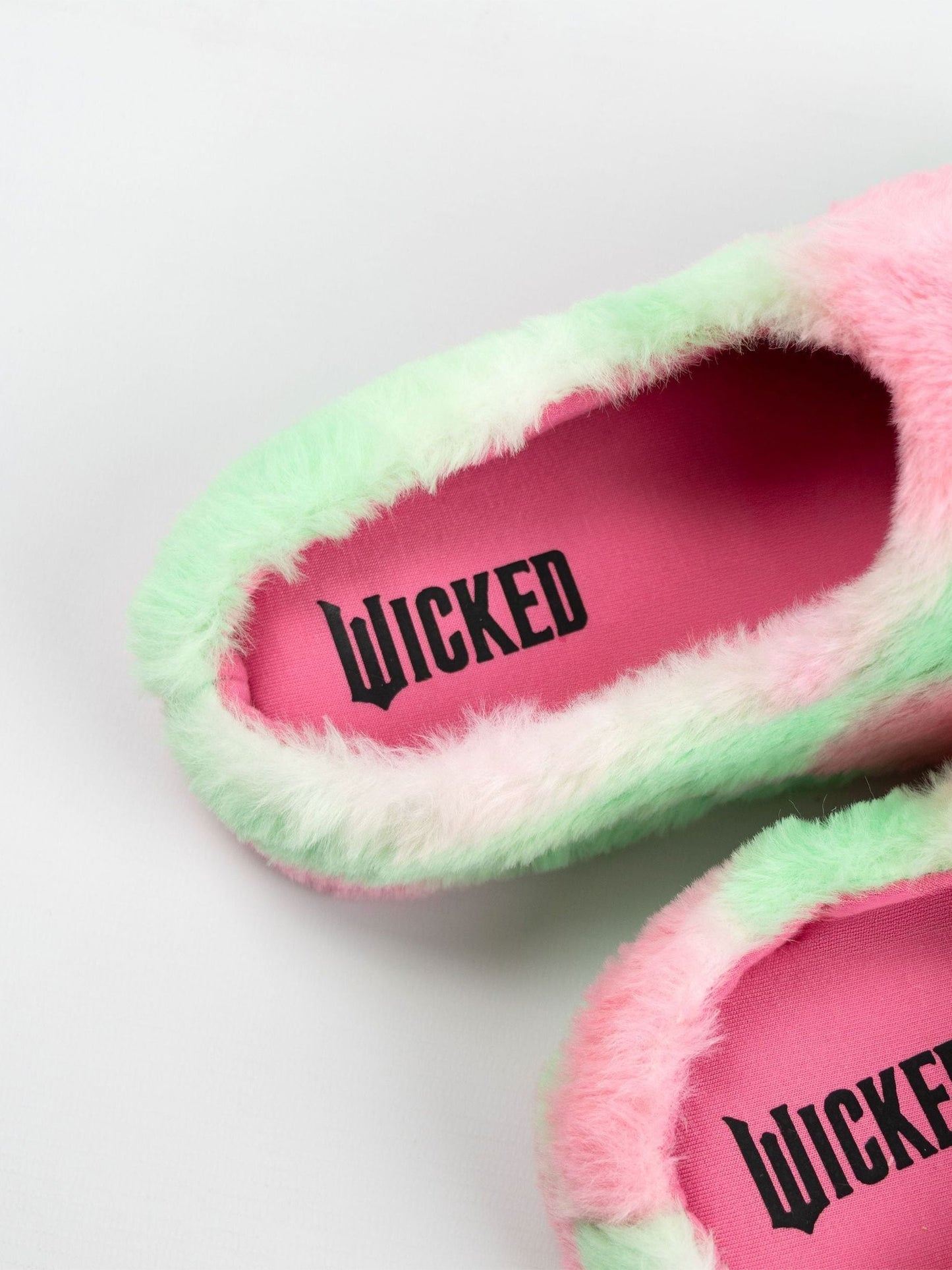 Vanilla Underground Pink Wicked Logo Slippers image 4