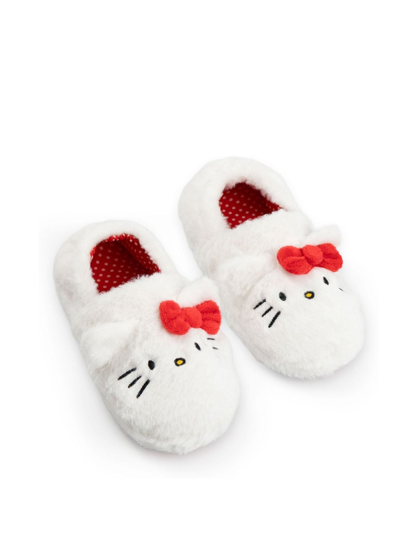 Vanilla Underground White Hello Kitty Character Face Slippers image 1