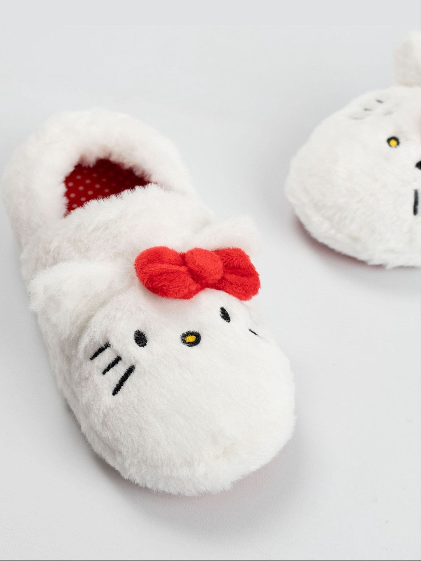 Vanilla Underground White Hello Kitty Character Face Slippers image 3