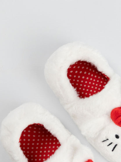 Vanilla Underground White Hello Kitty Character Face Slippers image 4