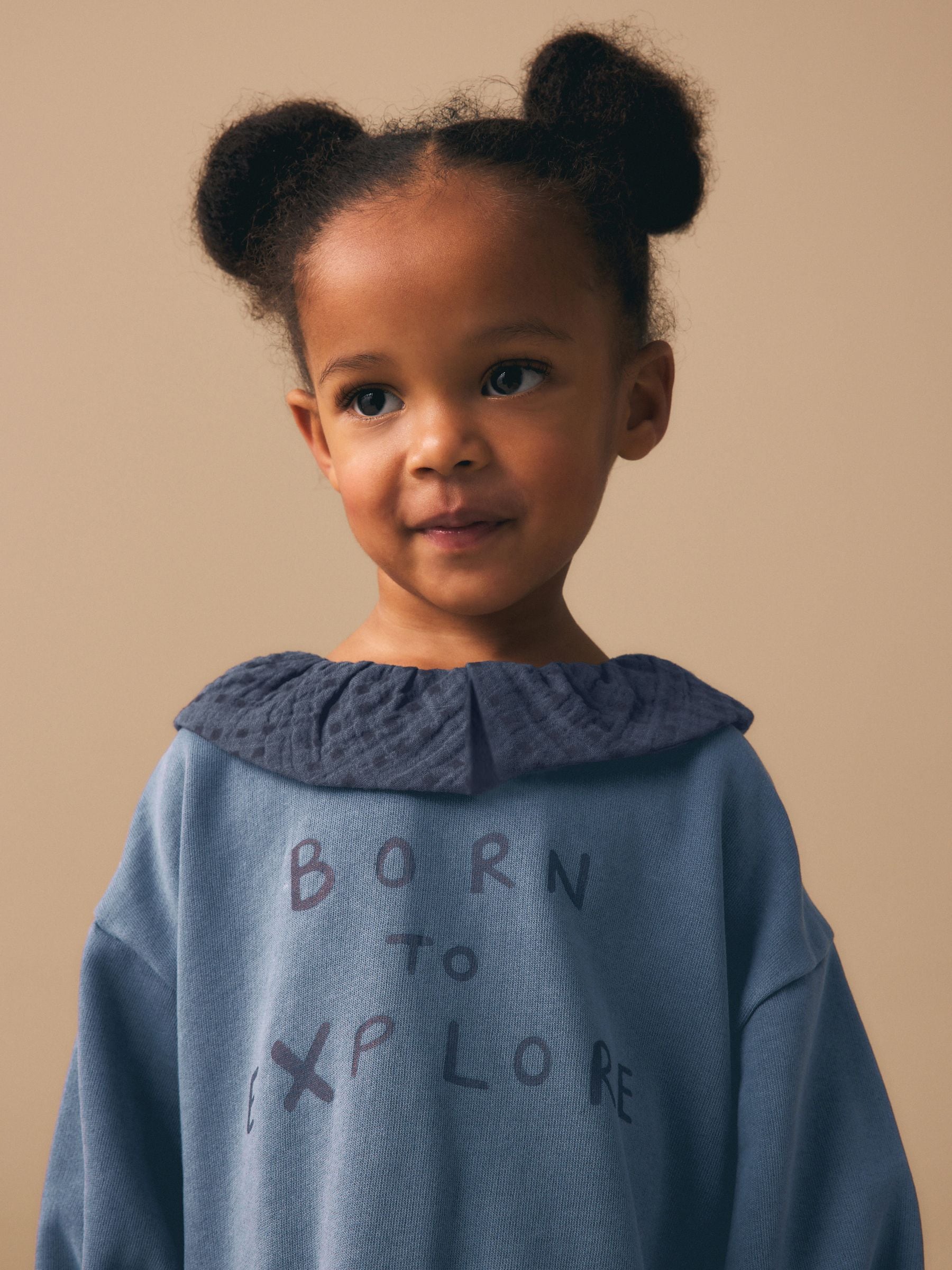 Navy Layered Sweat Dress (3mths-7yrs) image 4