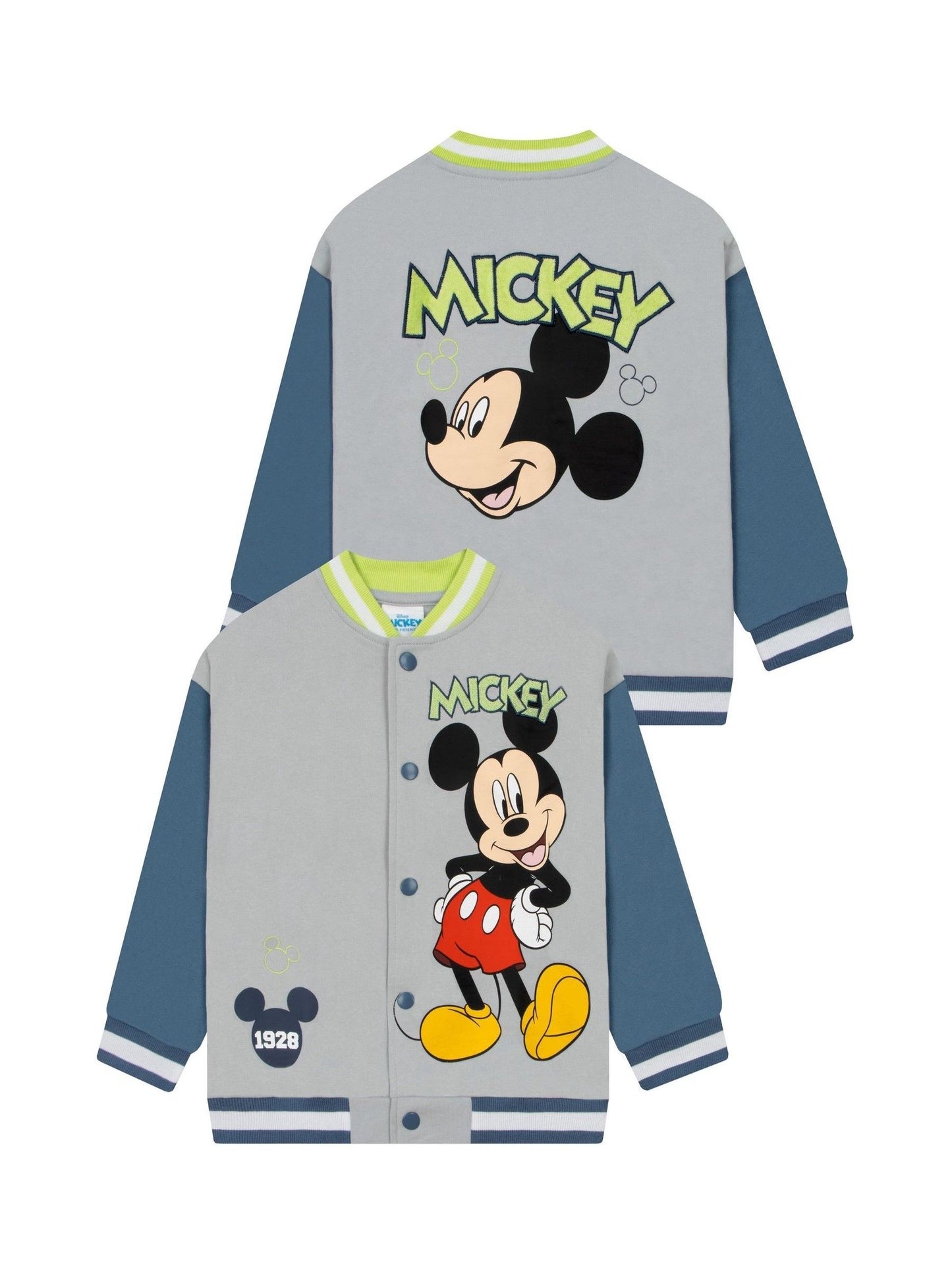 Dsiney Kidz - Character Grey Disney Mickey Mouse Bomber Jacket image 1
