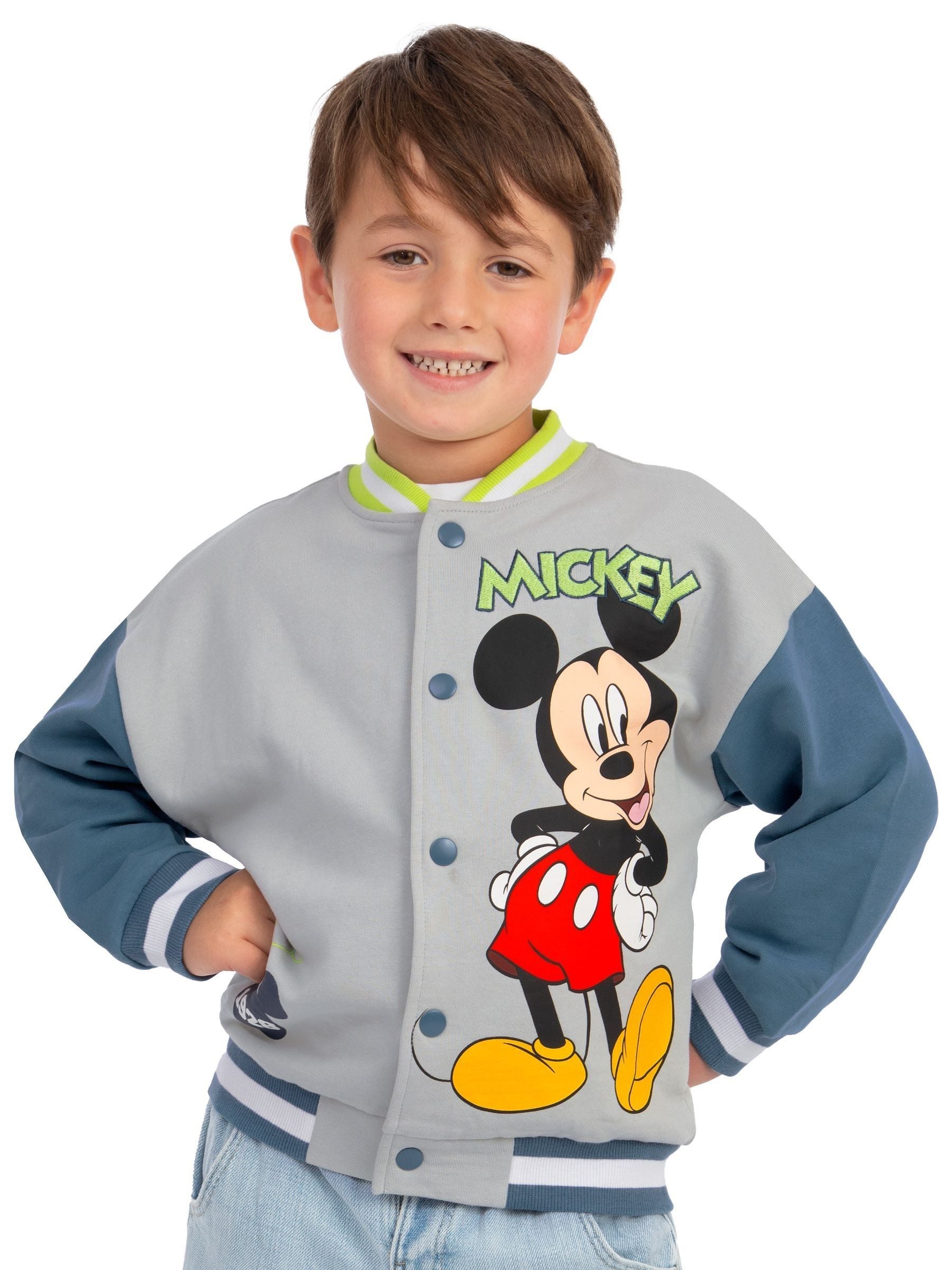 Dsiney Kidz - Character Grey Disney Mickey Mouse Bomber Jacket image 8