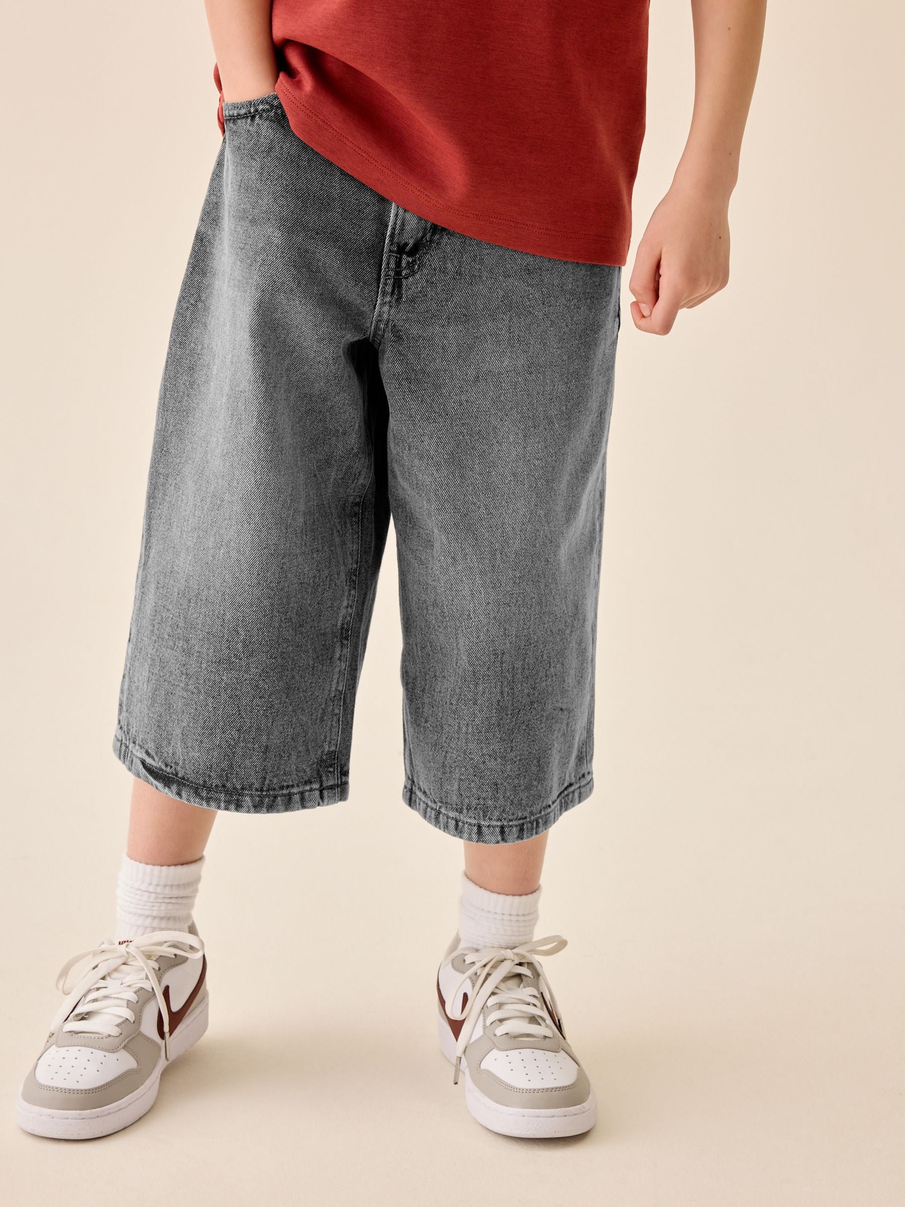 Dsiney Kidz - Grey Longer Line Jorts (3-16yrs) image 1