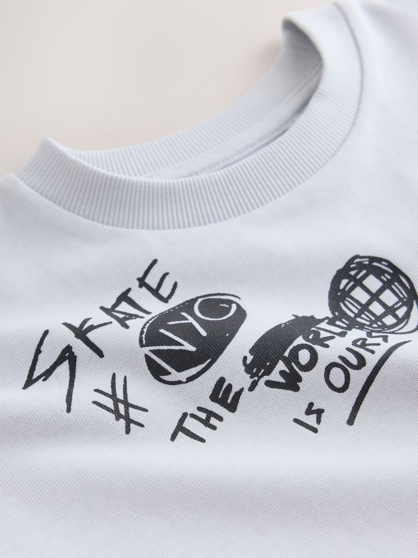 Dsiney Kidz - Grey Skate Short Sleeve Graphic T-Shirt (3-16yrs) image 6