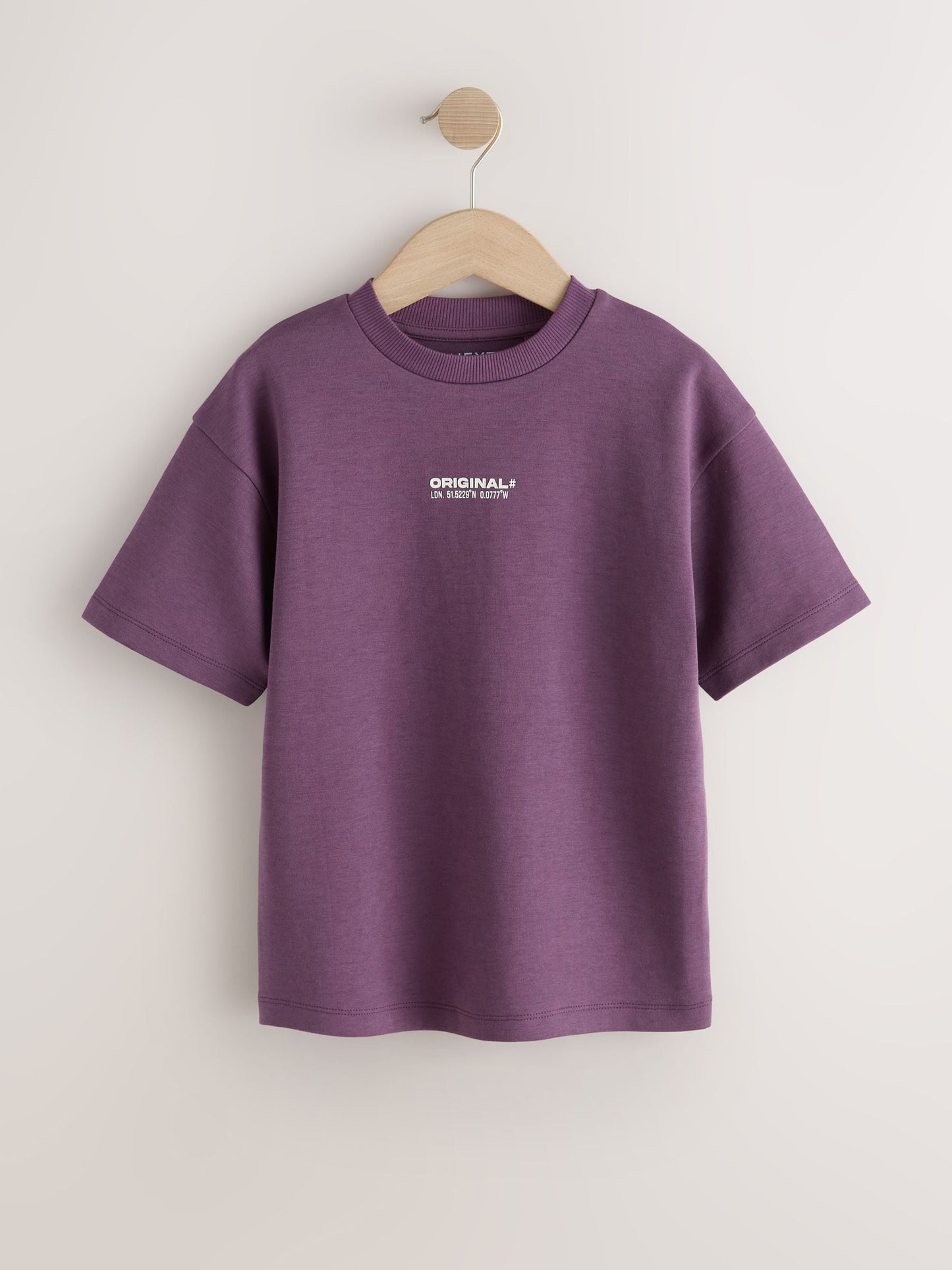 Dsiney Kidz - Purple Graphic Heavyweight Short Sleeve T-Shirt (3-16yrs) image 1