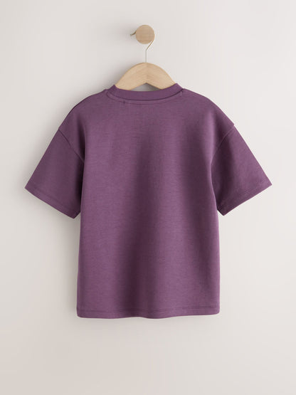 Dsiney Kidz - Purple Graphic Heavyweight Short Sleeve T-Shirt (3-16yrs) image 2