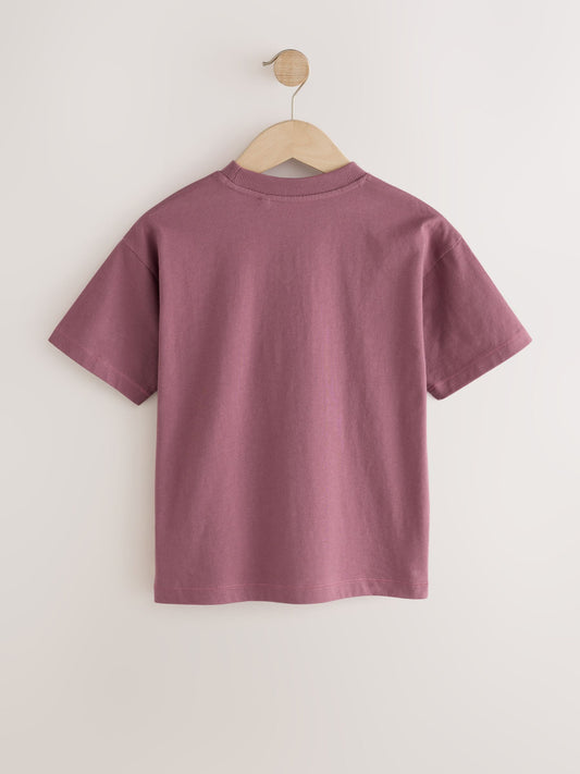 Dsiney Kidz - Berry Red Racing Short Sleeve Graphic T-Shirt (3-16yrs) image 2