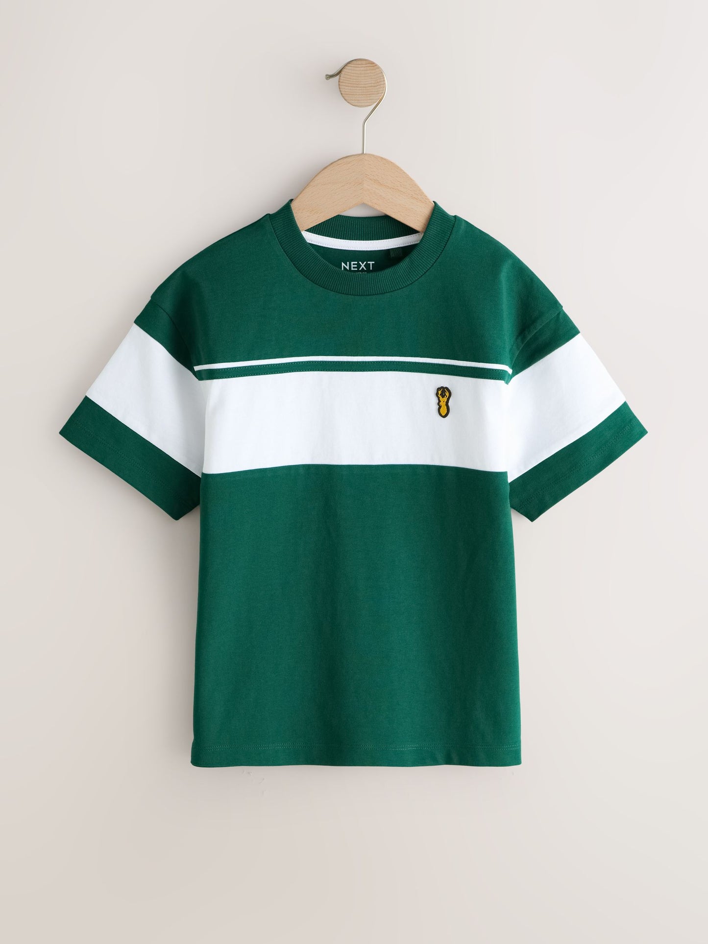 Dsiney Kidz - Green/White Colourblock Short Sleeve T-Shirt (3-16yrs) image 5