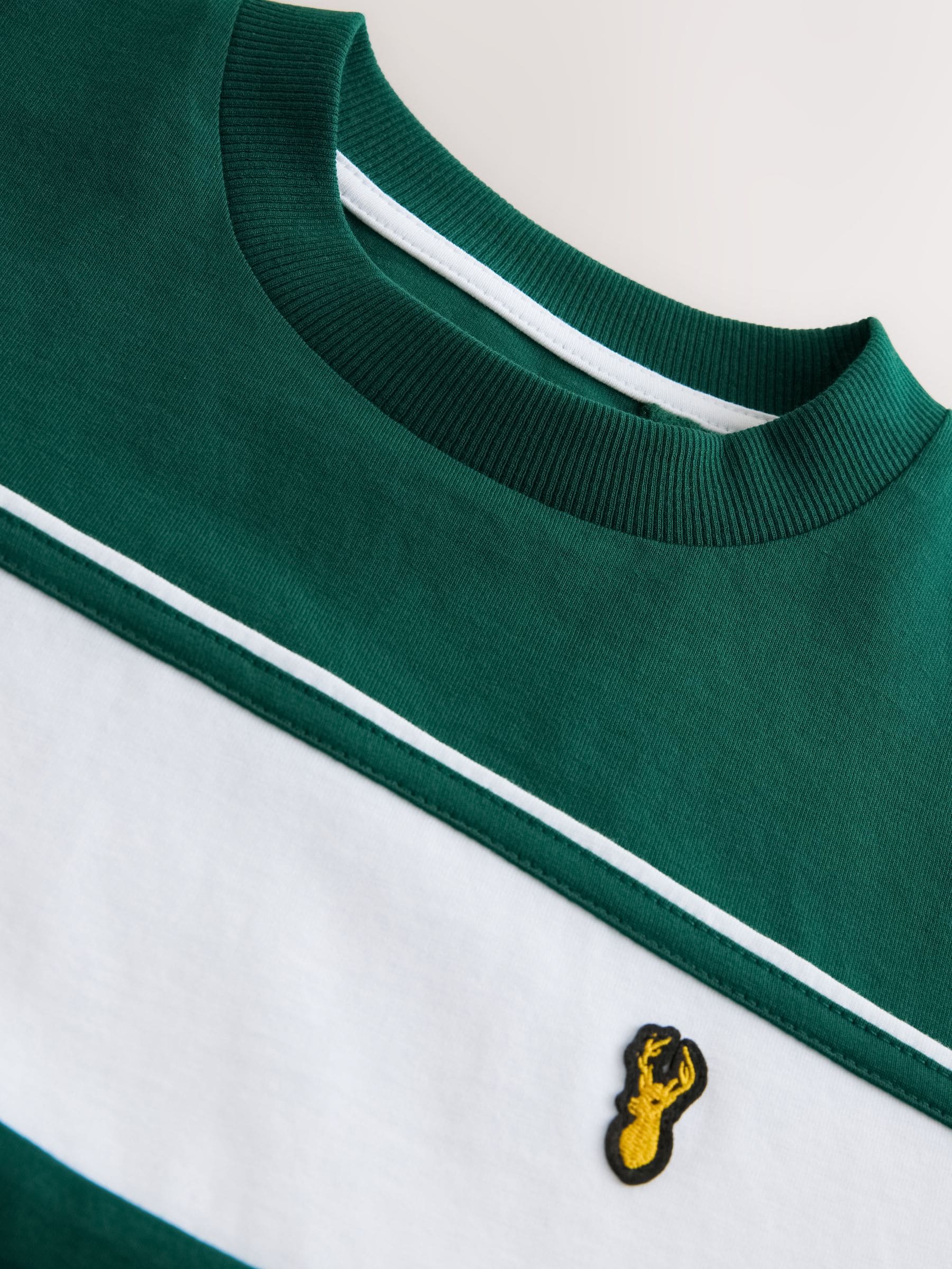 Dsiney Kidz - Green/White Colourblock Short Sleeve T-Shirt (3-16yrs) image 7