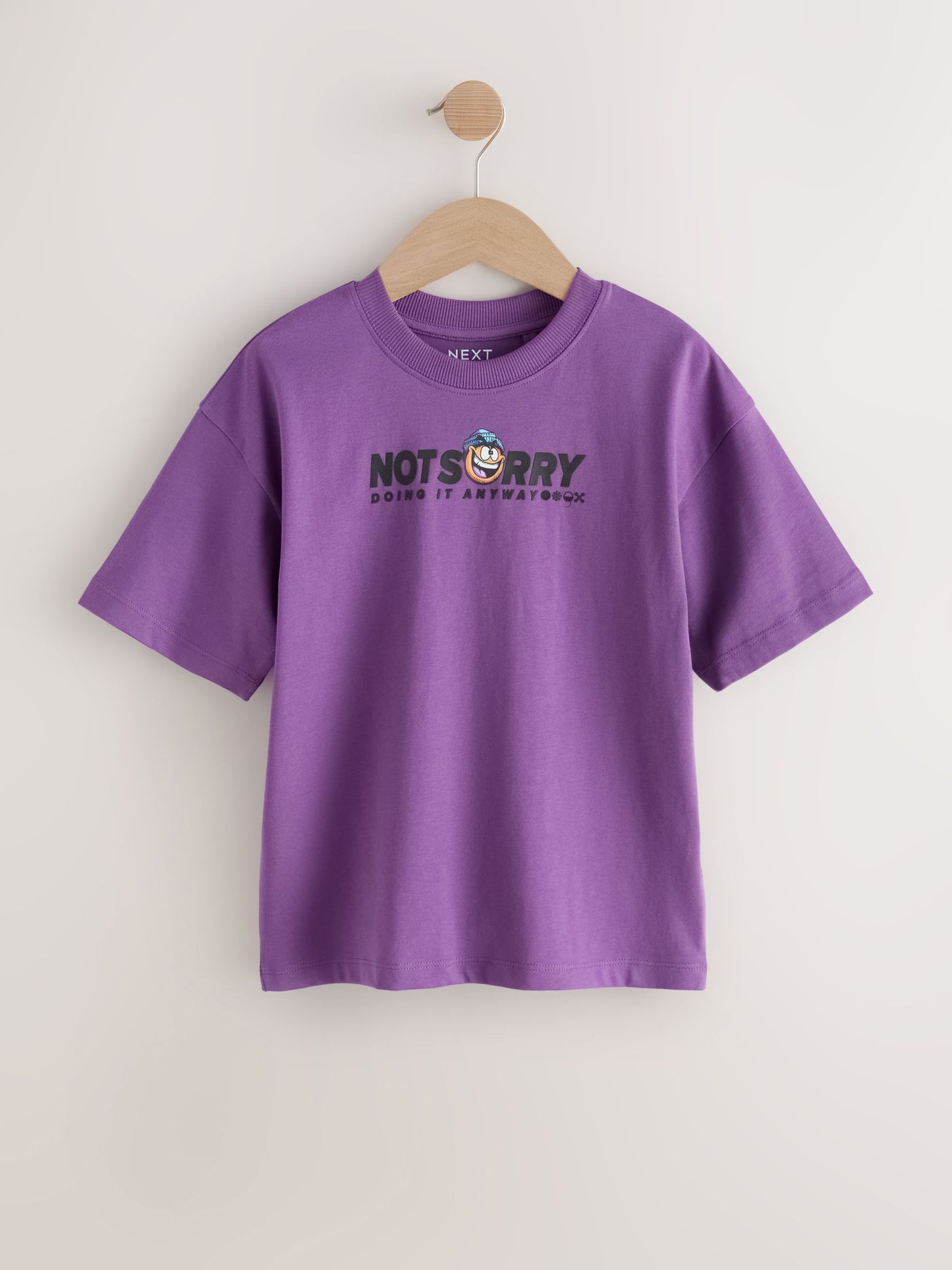 Dsiney Kidz - Purple Back Print Short Sleeve Graphic T-Shirt (3-16yrs) image 1