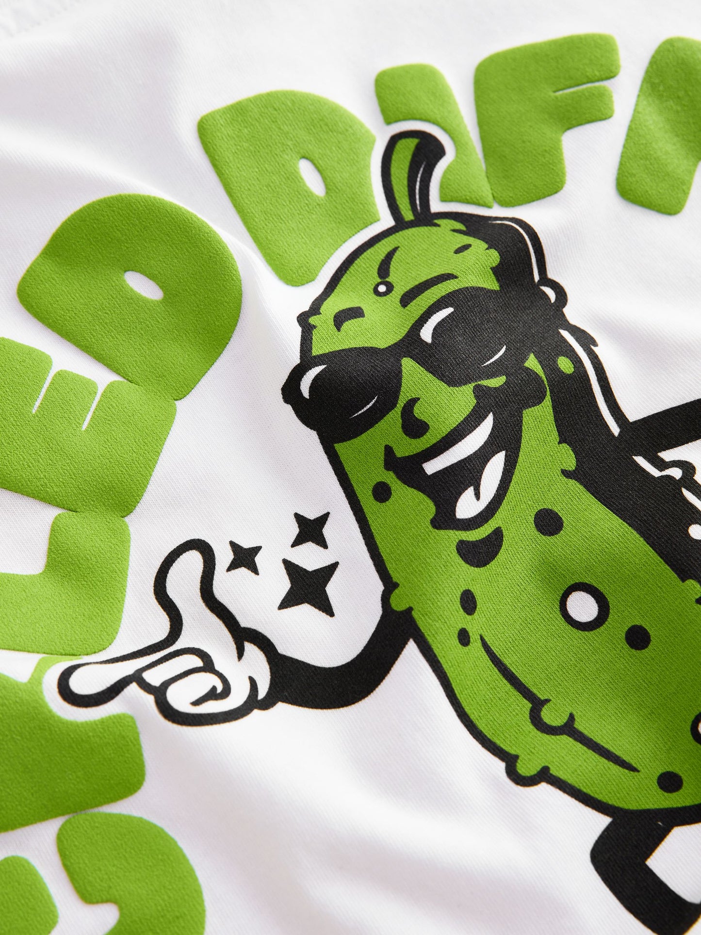 Dsiney Kidz - White Pickle Short Sleeve Graphic T-Shirt (3-16yrs) image 3