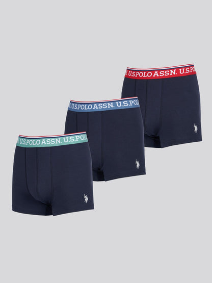 Dsiney Kidz - U.S. Polo Assn. Navy Trunks 3 Pack image 1