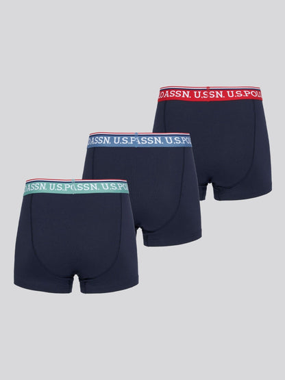 Dsiney Kidz - U.S. Polo Assn. Navy Trunks 3 Pack image 2