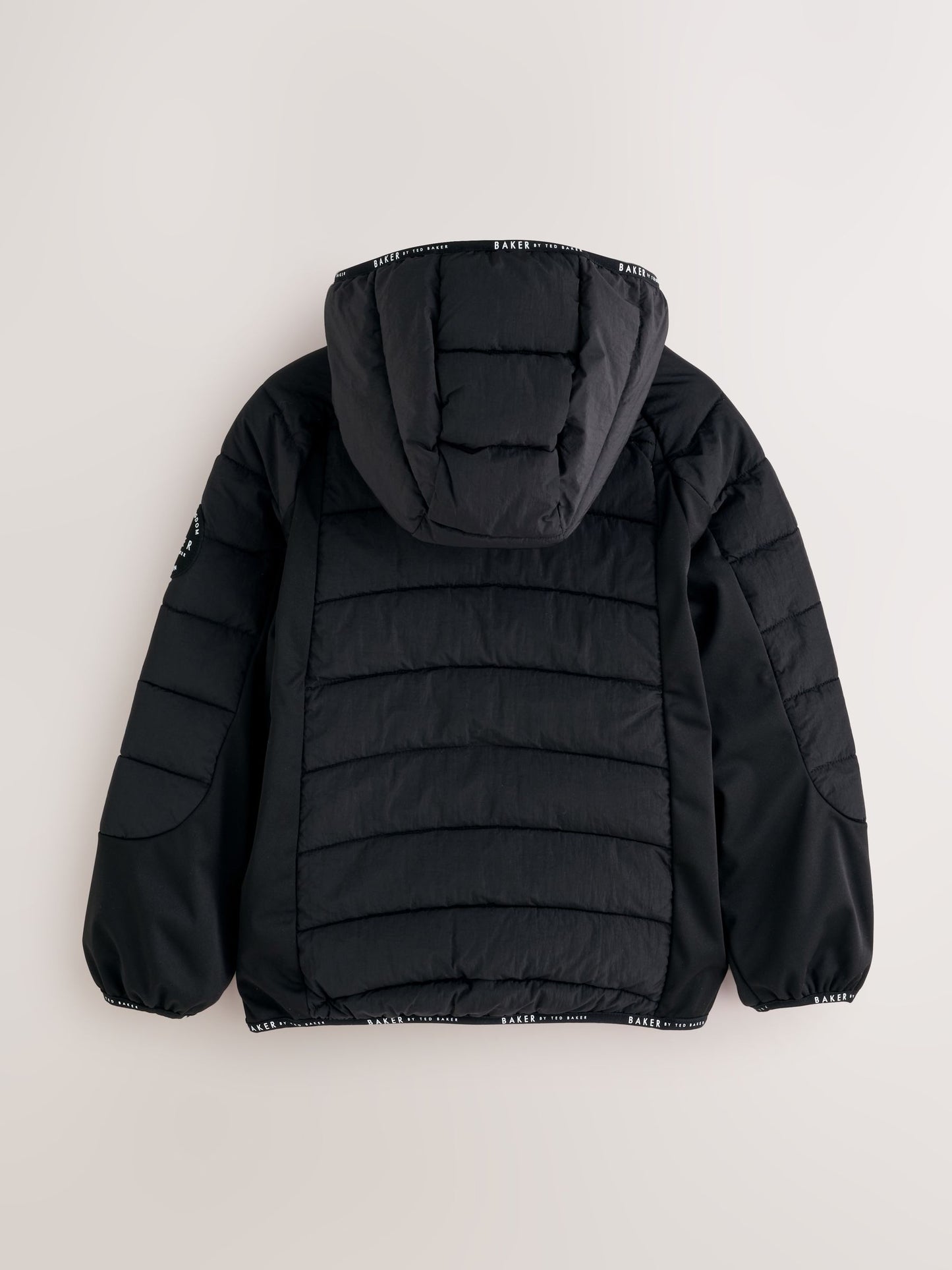 Dsiney Kidz - Baker by Ted Baker Shower Resistant Neoprene Padded Black Jacket image 8