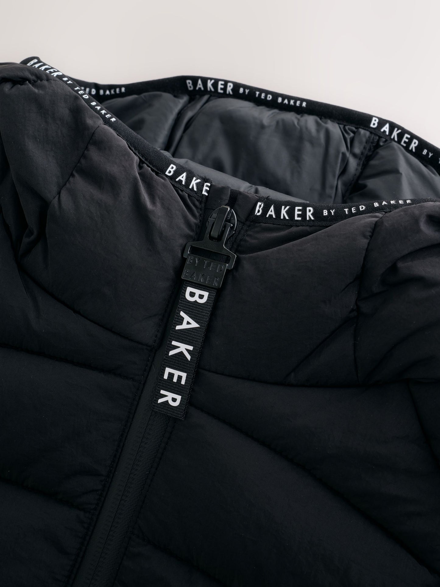 Dsiney Kidz - Baker by Ted Baker Shower Resistant Neoprene Padded Black Jacket image 9