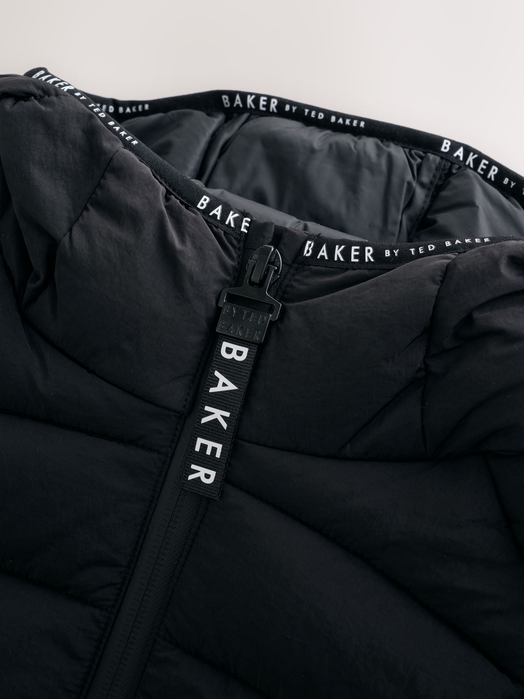 Dsiney Kidz - Baker by Ted Baker Shower Resistant Neoprene Padded Black Jacket image 9
