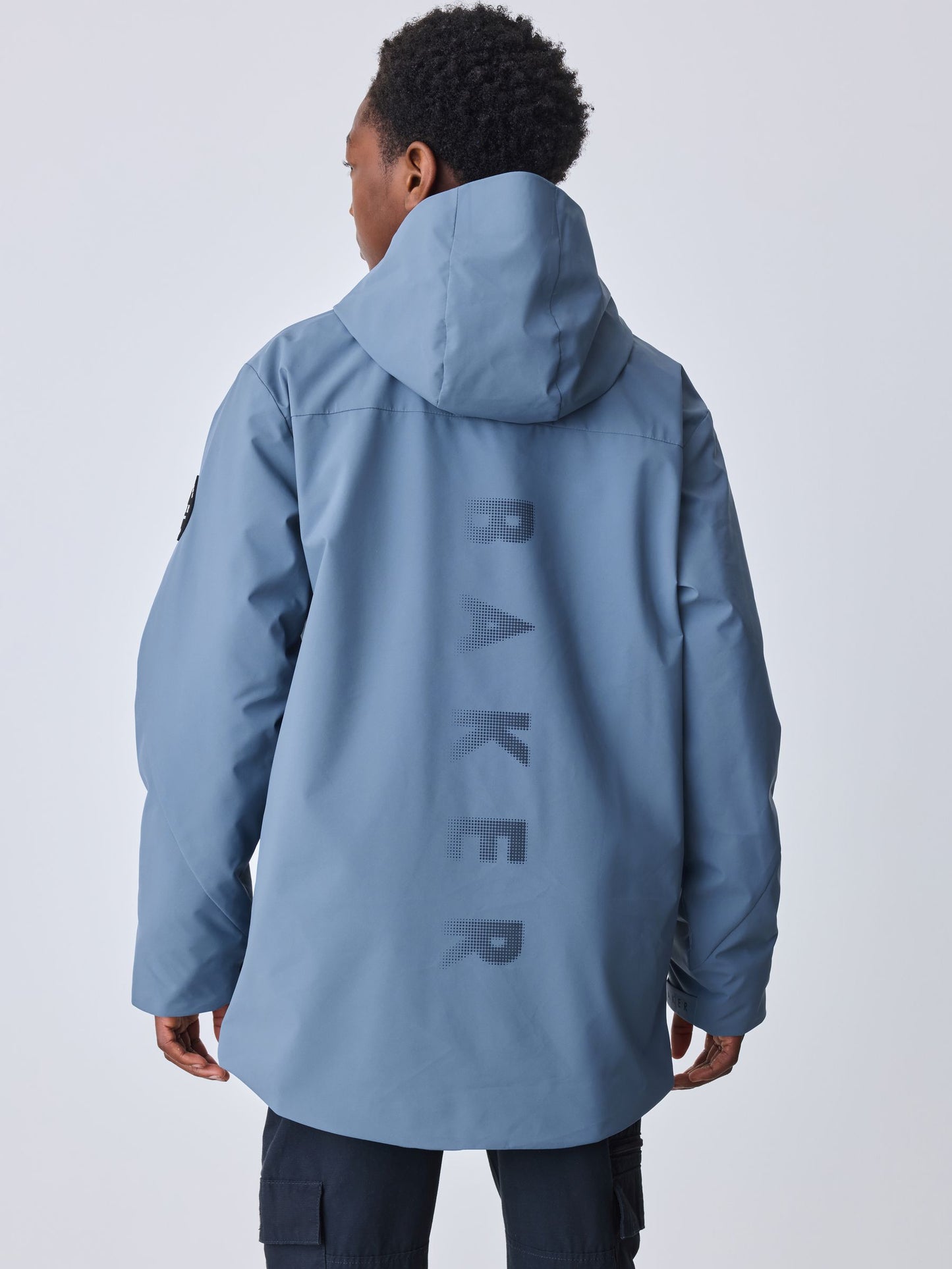 Dsiney Kidz - Baker by Ted Baker Blue Shower Resistant Midlength Lightweight Coat image 2