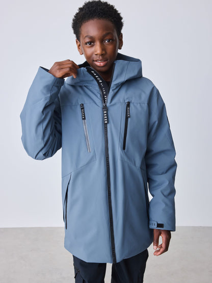 Dsiney Kidz - Baker by Ted Baker Blue Shower Resistant Midlength Lightweight Coat image 4