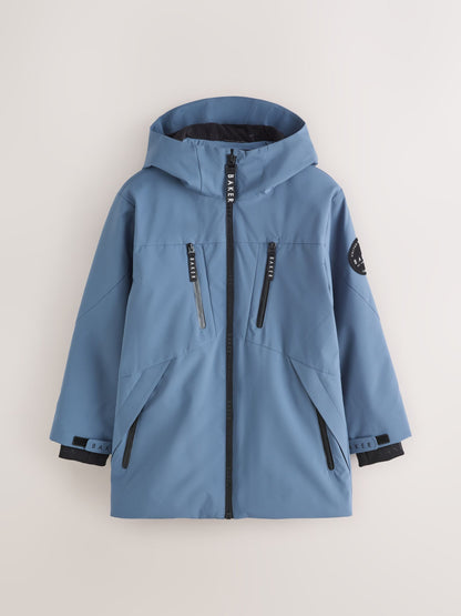 Dsiney Kidz - Baker by Ted Baker Blue Shower Resistant Midlength Lightweight Coat image 7