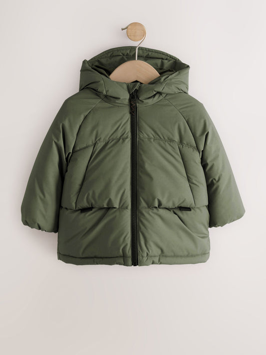 Khaki Green Padded Coat (6mths-7yrs) - image 1