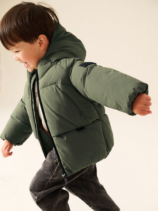 Khaki Green Padded Coat (6mths-7yrs) - image 2