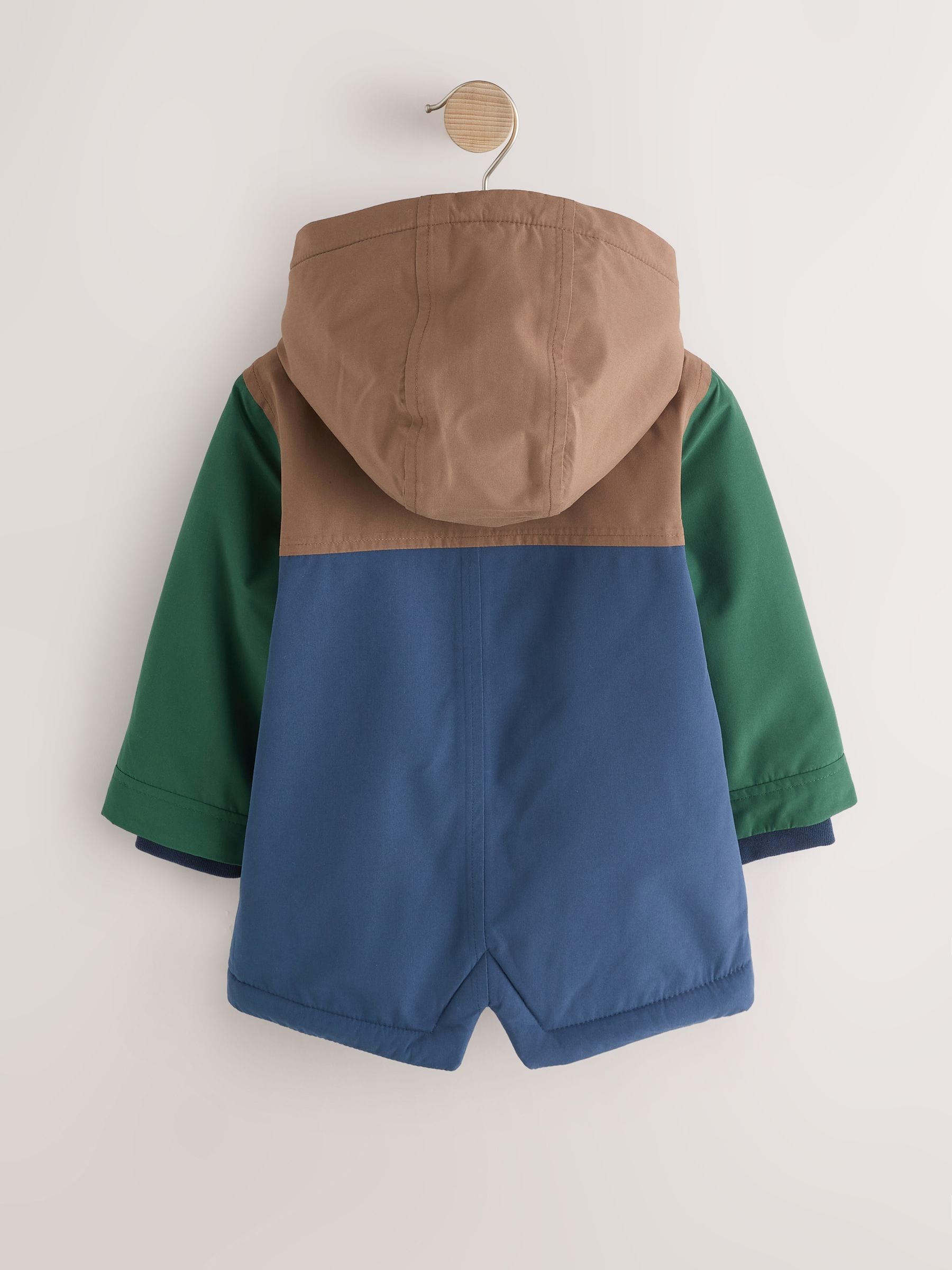 Dsiney Kidz - Multi Colour Block Waterproof Borg Lined Parka (3mths-7yrs) image 3
