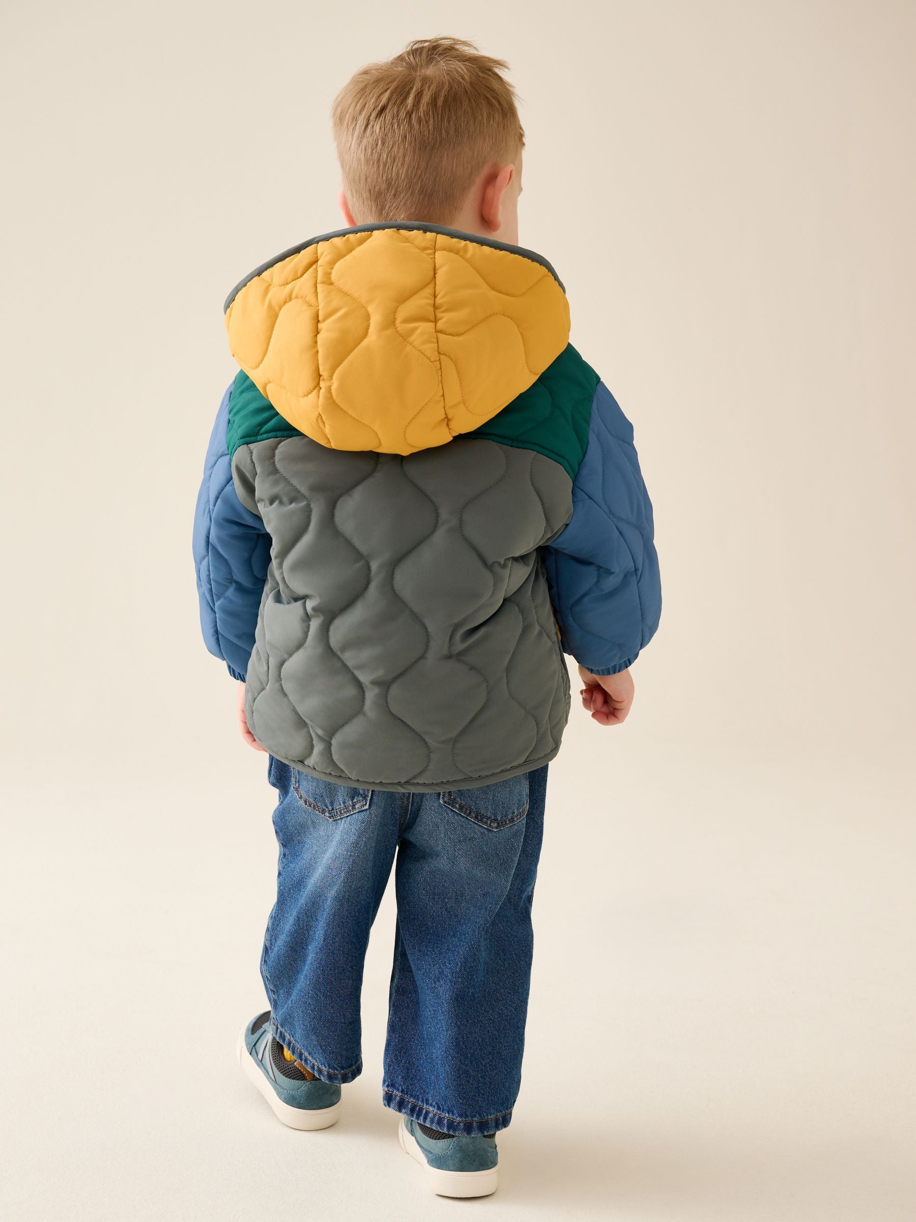 Dsiney Kidz - Colour Block Quilted Coat (3mths-7yrs) image 3
