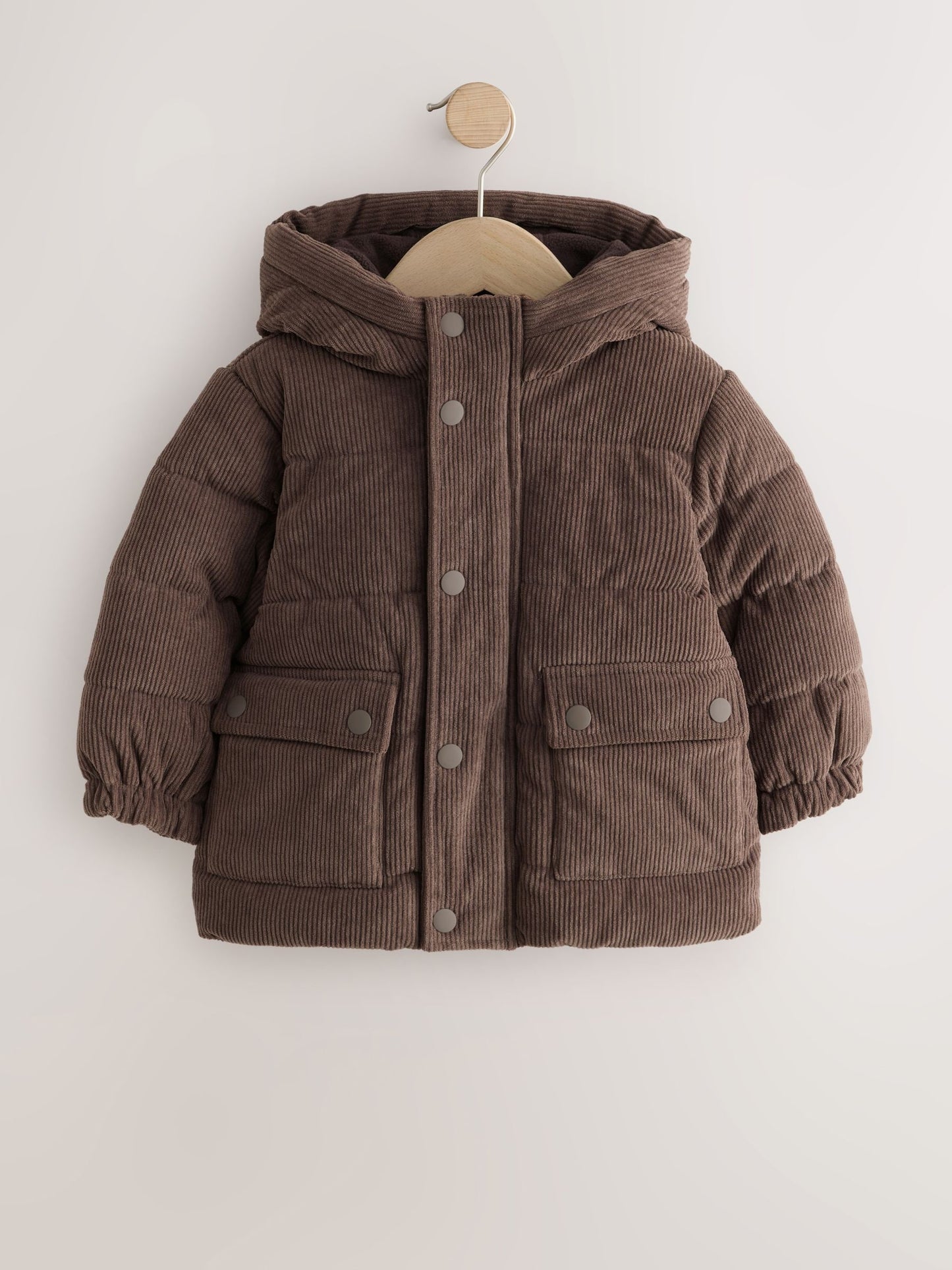 Dsiney Kidz - Chocolate Brown Cord Padded Coat (6mths-7yrs) image 5
