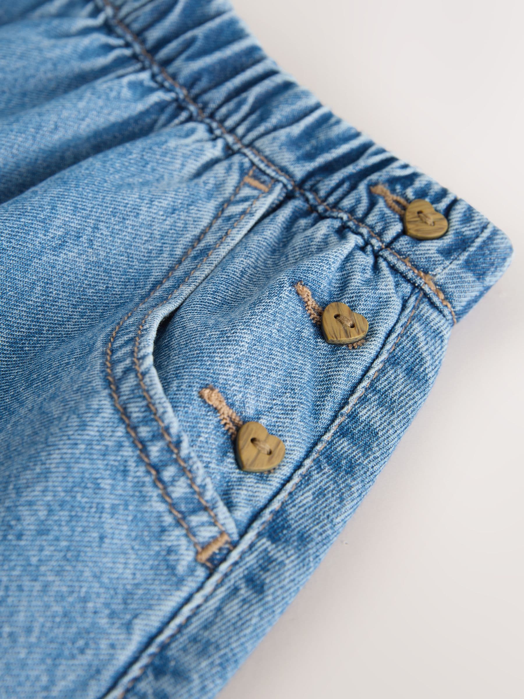 Dsiney Kidz - Mid Blue Denim Button Detail Skirt (3mths-7yrs) image 7