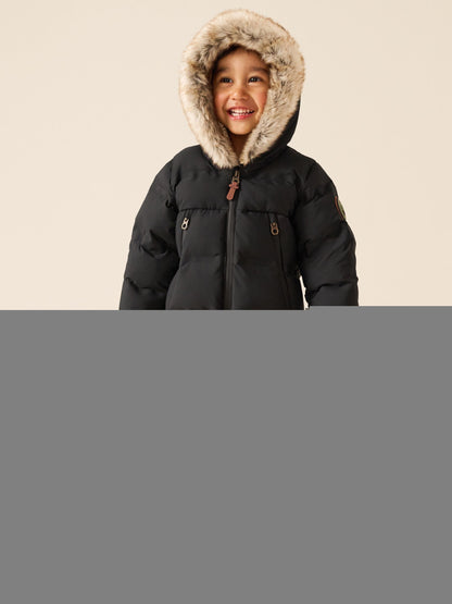 Dsiney Kidz - Black Waterproof Padded Snowsuit (3mths-7yrs) image 1