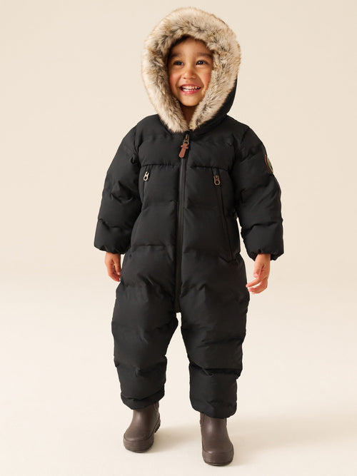 Dsiney Kidz - Black Waterproof Padded Snowsuit (3mths-7yrs) image 1