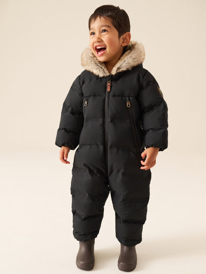 Dsiney Kidz - Black Waterproof Padded Snowsuit (3mths-7yrs) image 2
