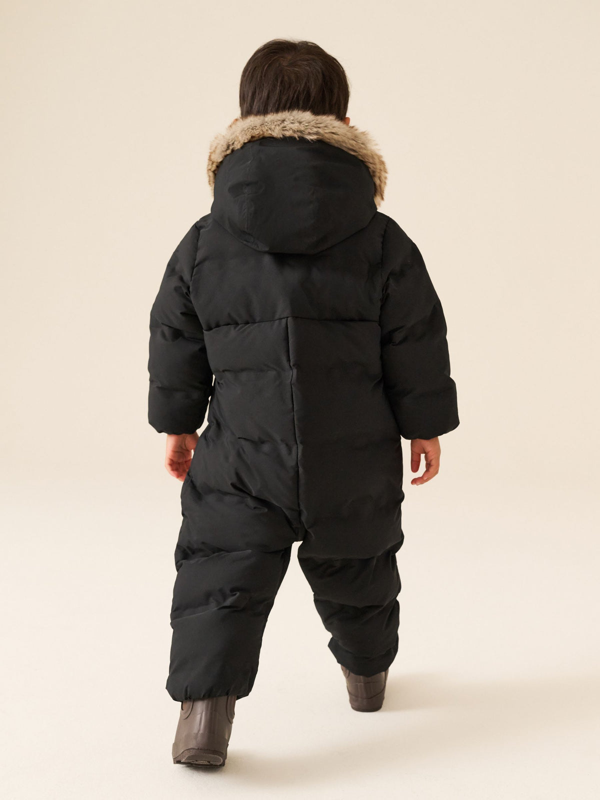 Dsiney Kidz - Black Waterproof Padded Snowsuit (3mths-7yrs) image 3