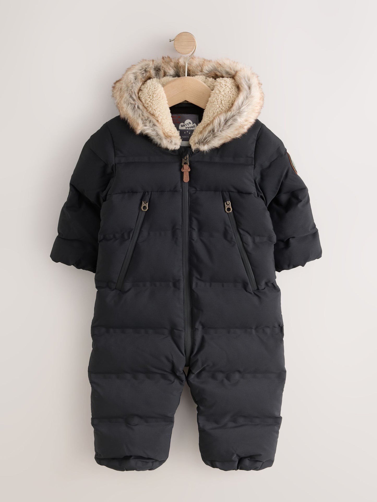 Dsiney Kidz - Black Waterproof Padded Snowsuit (3mths-7yrs) image 5